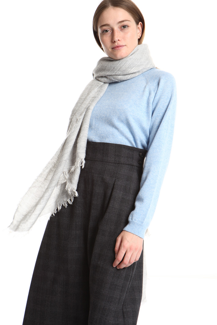 Wool blend scarf Intrend Wool blend scarf Intrend