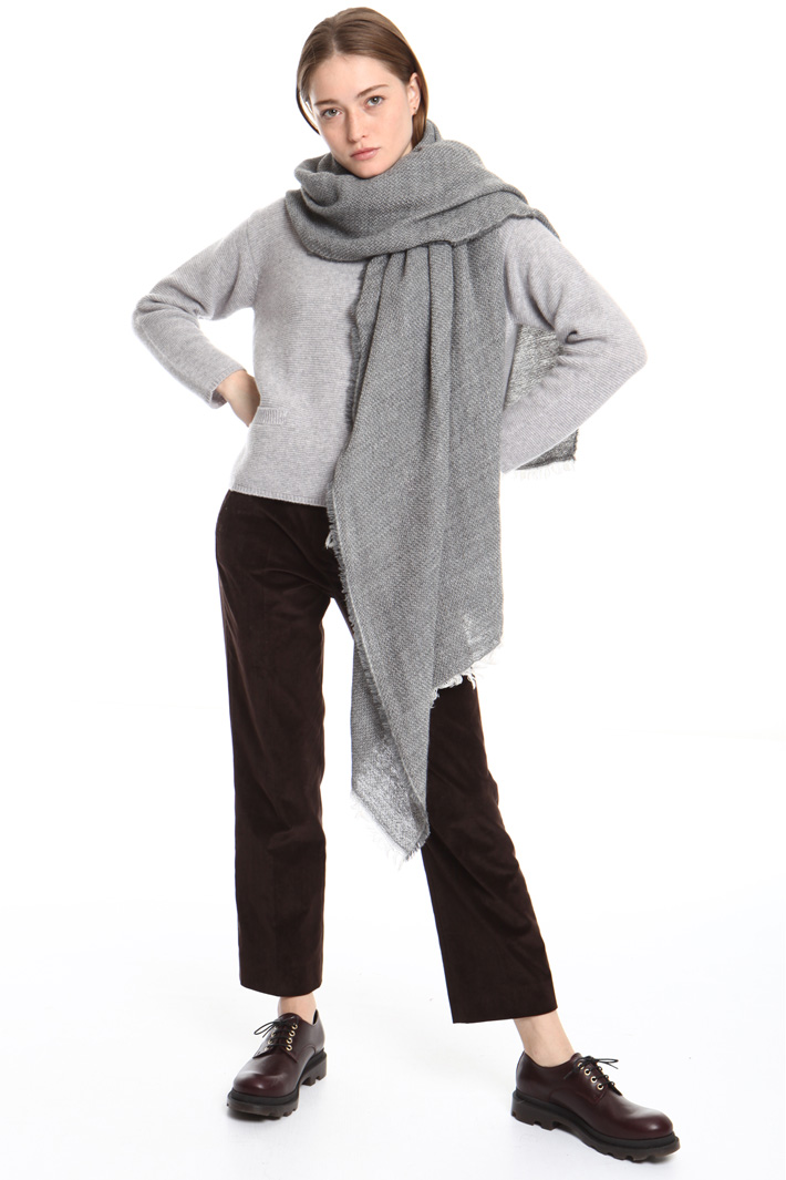 Wool blend scarf Intrend Wool blend scarf Intrend