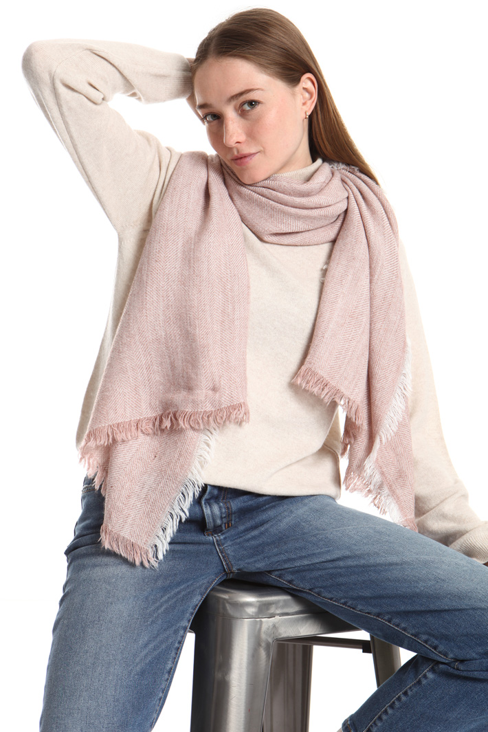 Fringed scarf Intrend Fringed scarf Intrend