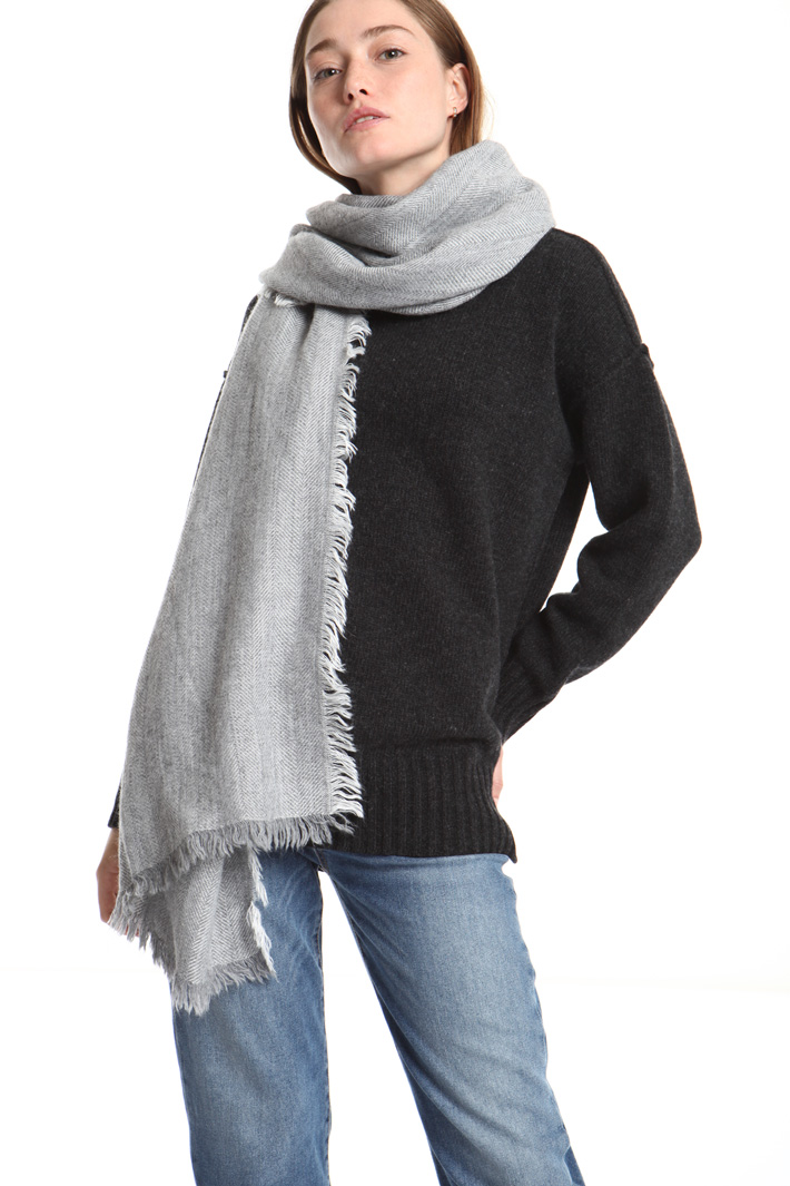 Fringed scarf Intrend Fringed scarf Intrend