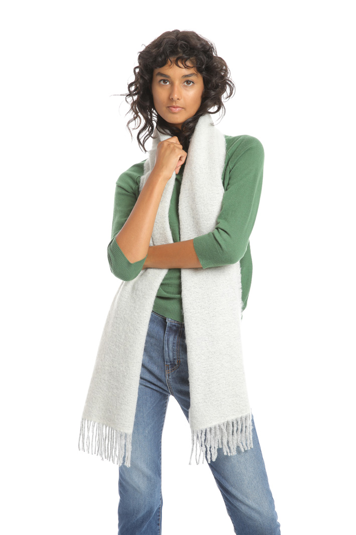 Bouclé wool scarf Intrend Bouclé wool scarf Intrend