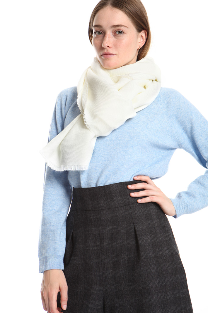 Fringed scarf Intrend Fringed scarf Intrend