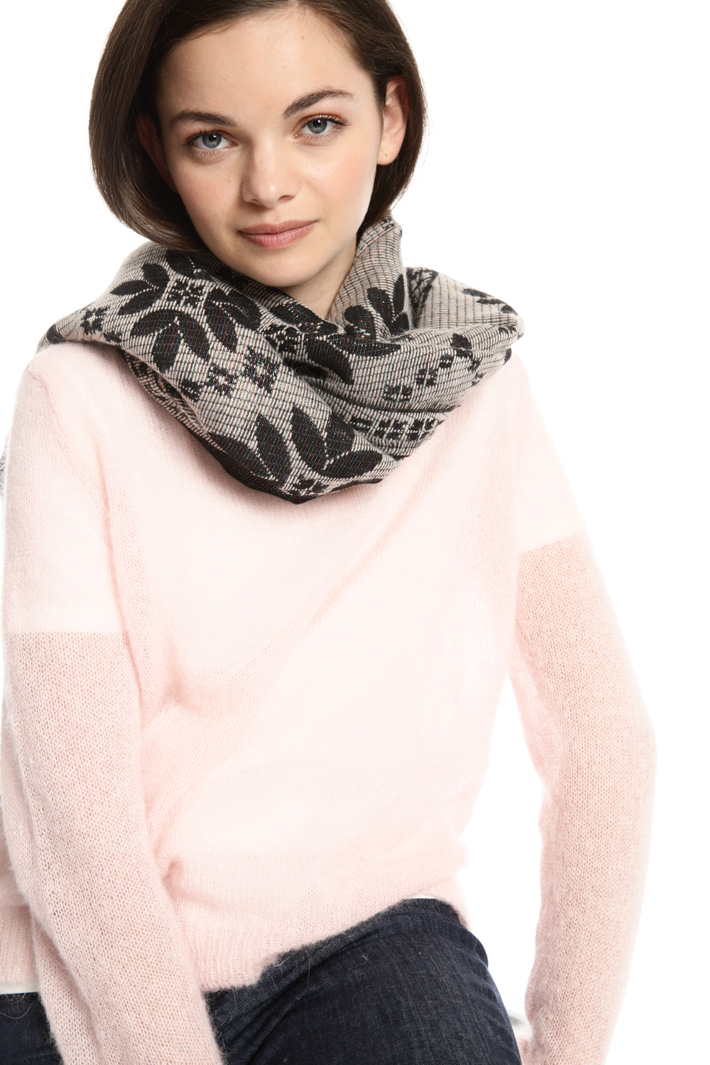 Lurex jacquard scarf Intrend Lurex jacquard scarf Intrend