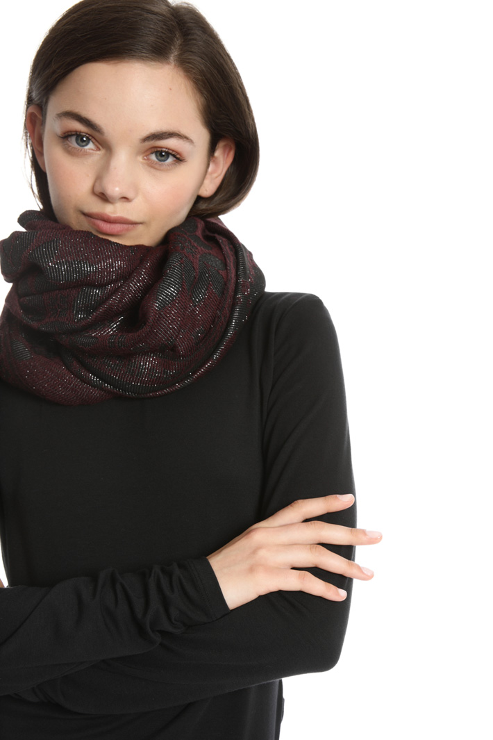 Lurex jacquard scarf Intrend Lurex jacquard scarf Intrend
