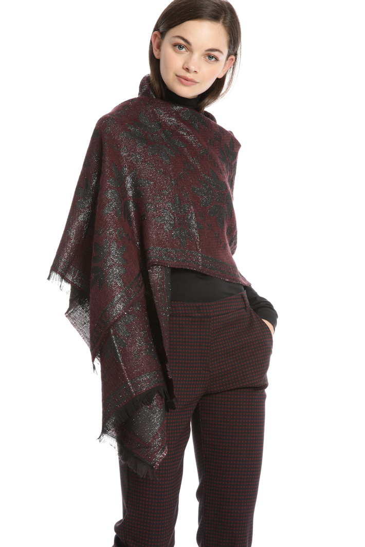 Lurex jacquard scarf Intrend Lurex jacquard scarf Intrend