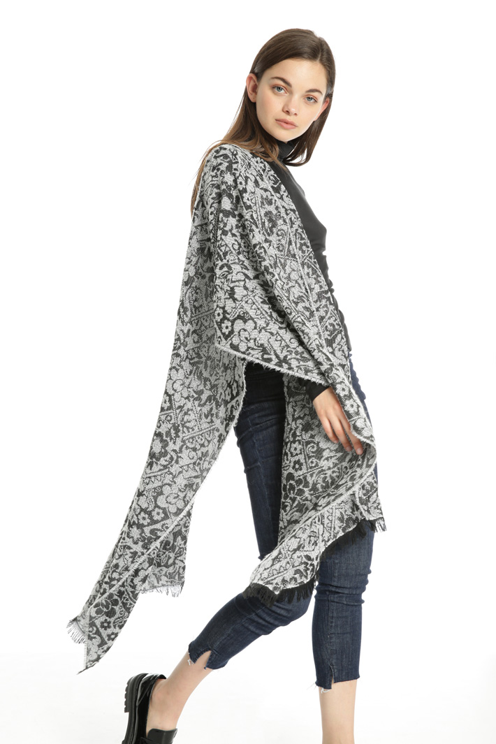 Lurex jacquard scarf Intrend Lurex jacquard scarf Intrend