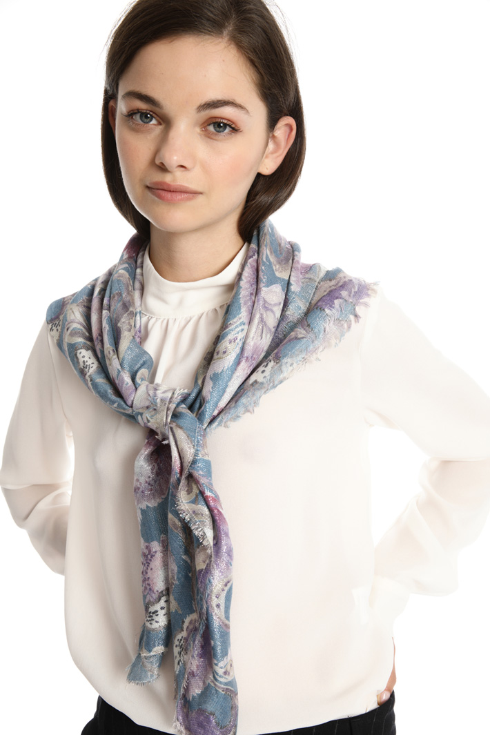 Fantasy print scarf Intrend Fantasy print scarf Intrend