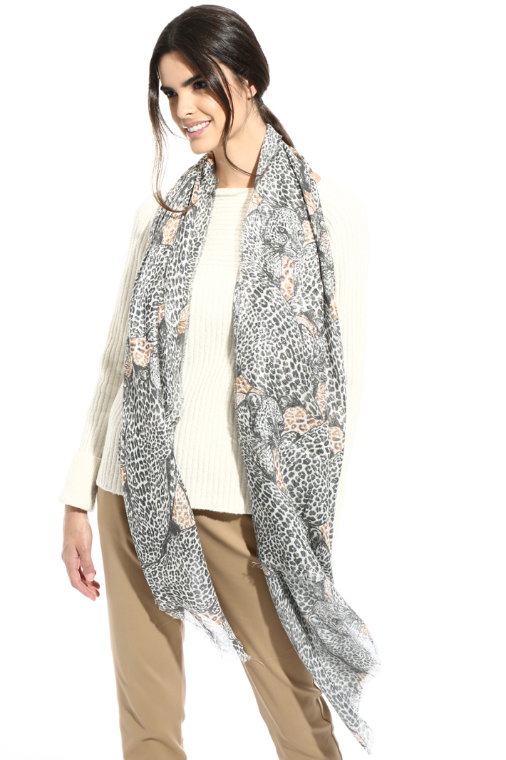 Fantasy print scarf Intrend Fantasy print scarf Intrend