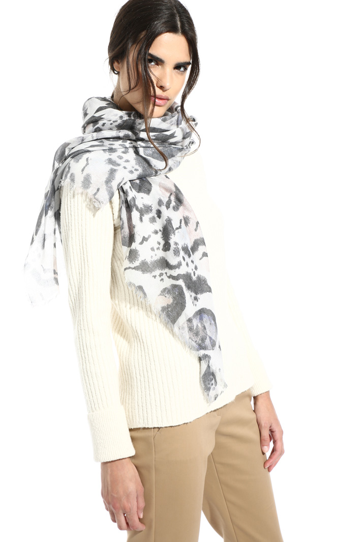 Fantasy print scarf Intrend Fantasy print scarf Intrend