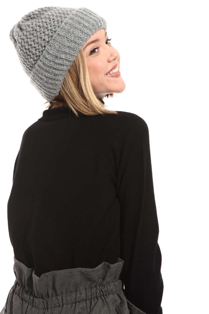 Mohair blend knit hat Intrend Mohair blend knit hat Intrend