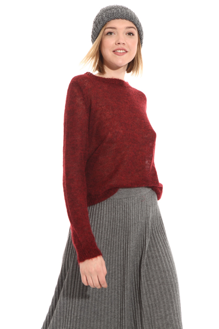 Bouclé wool knit hat Intrend Bouclé wool knit hat Intrend