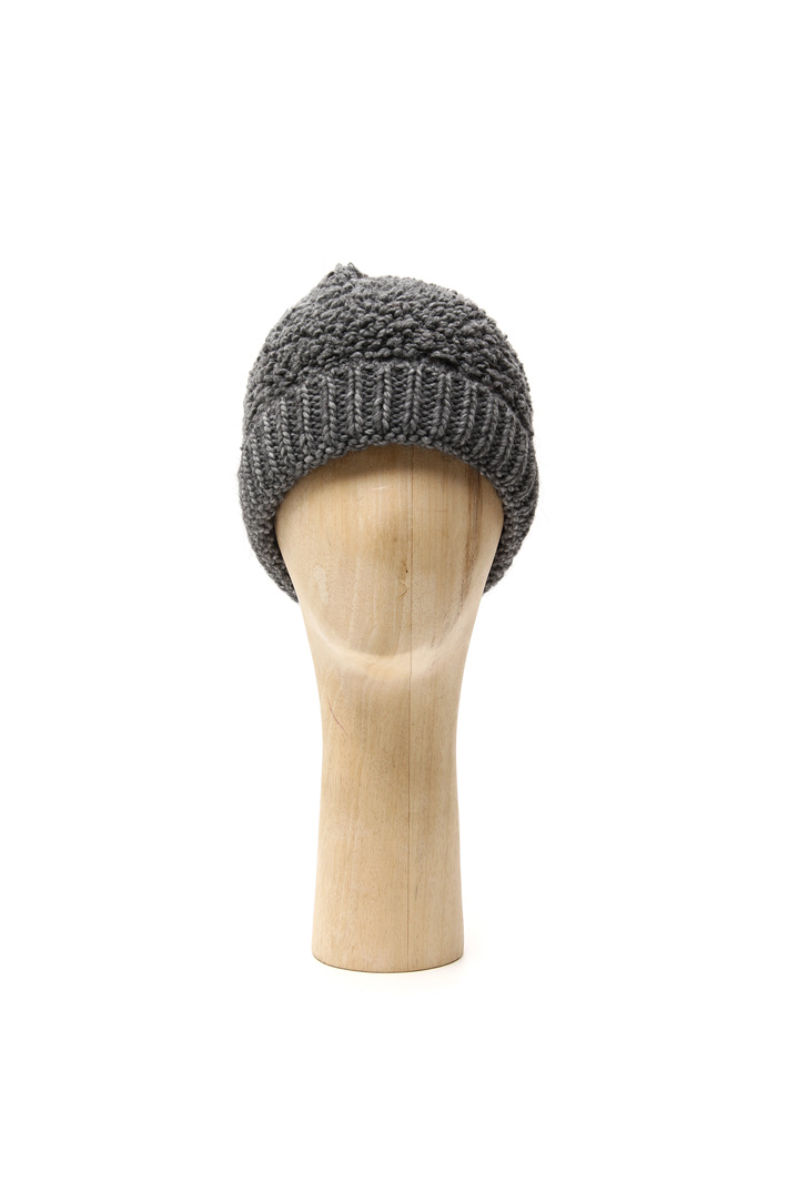 Bouclé wool knit hat Intrend Bouclé wool knit hat Intrend