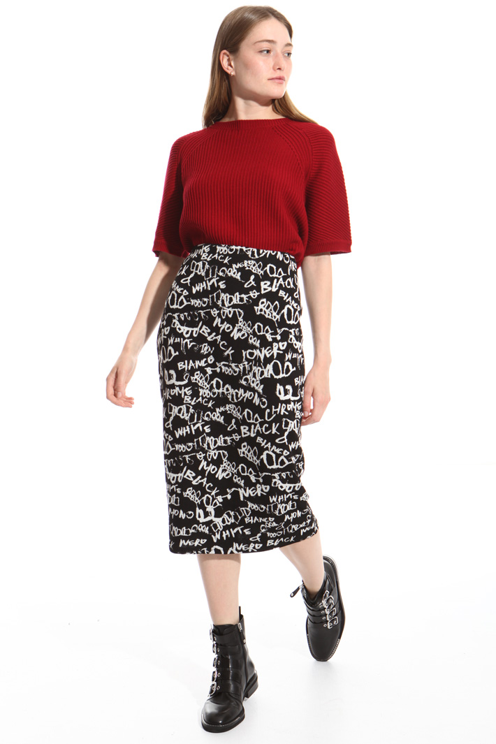 Jacquard jersey skirt Intrend Jacquard jersey skirt Intrend