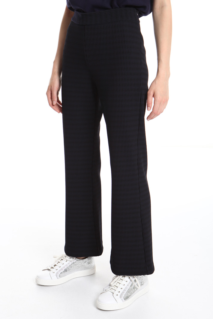 Flared jersey trousers Intrend Flared jersey trousers Intrend