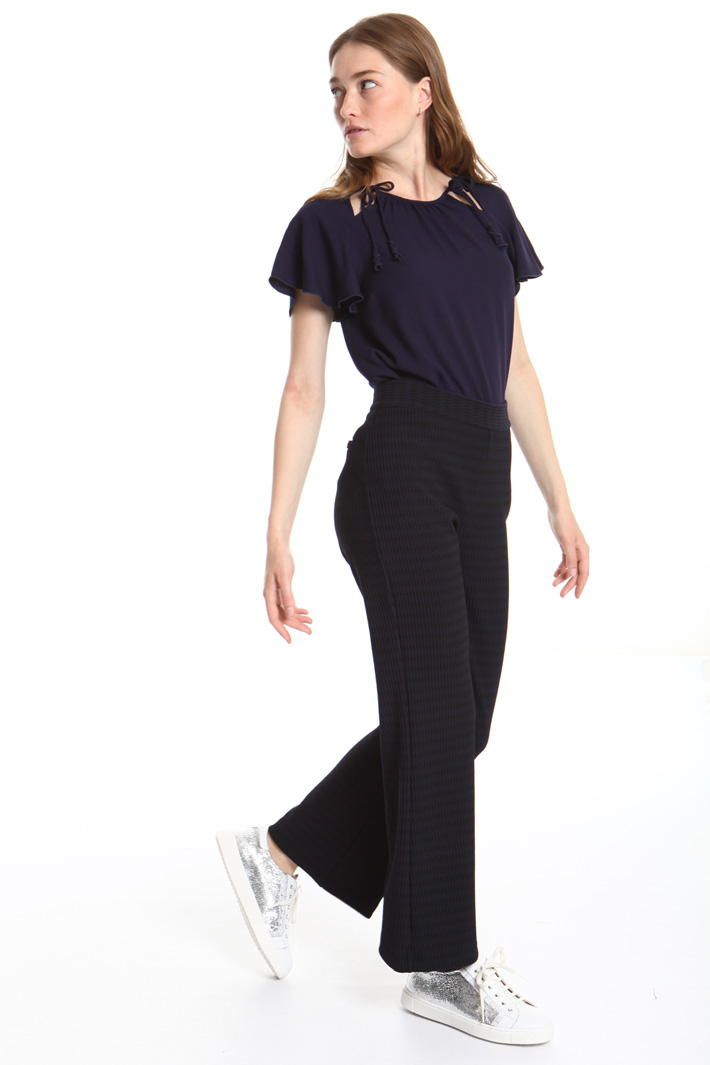 Flared jersey trousers Intrend Flared jersey trousers Intrend