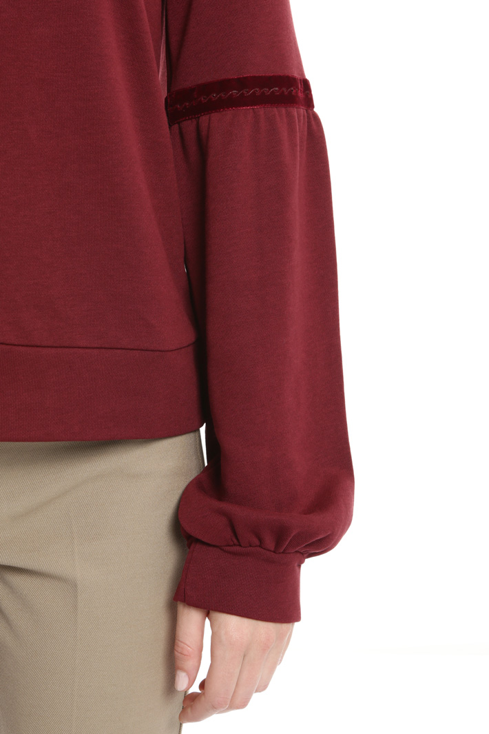 Puff sleeve sweatshirt Intrend Puff sleeve sweatshirt Intrend