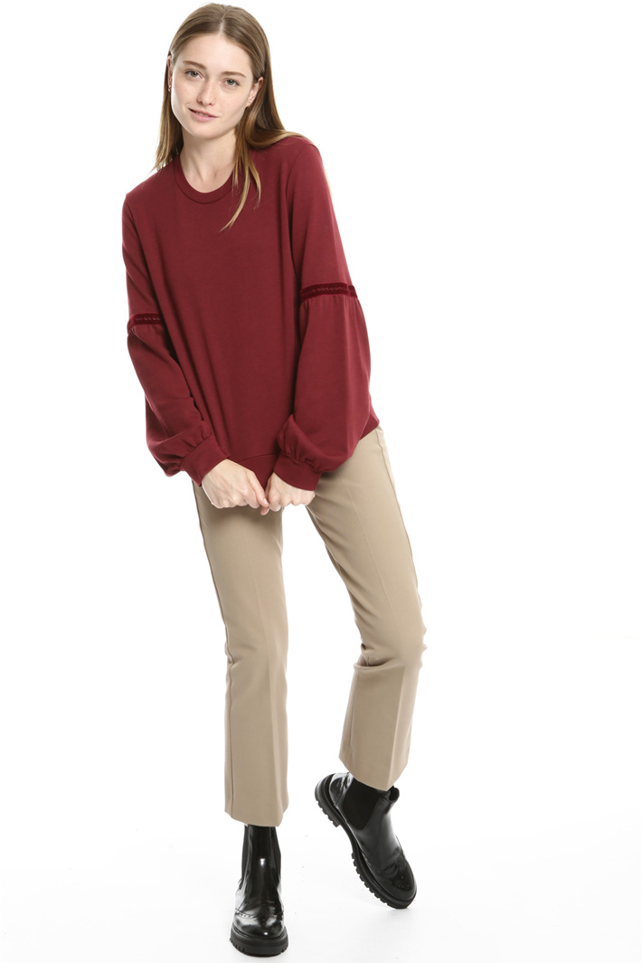 Puff sleeve sweatshirt Intrend Puff sleeve sweatshirt Intrend