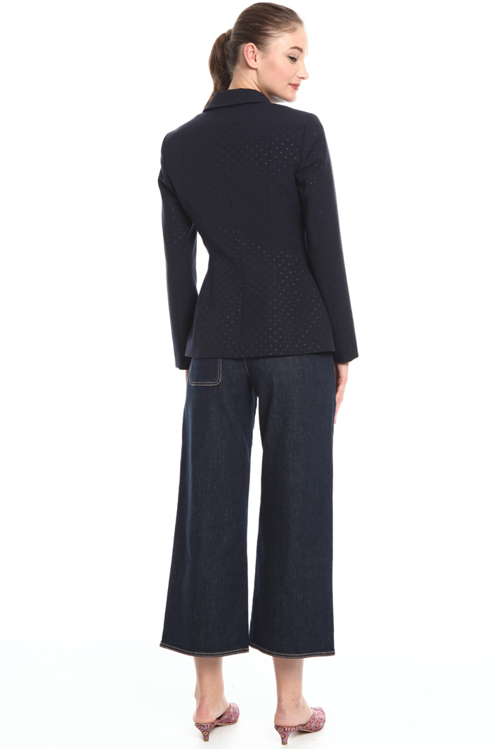 Jacquard cotton blazer Intrend Jacquard cotton blazer Intrend