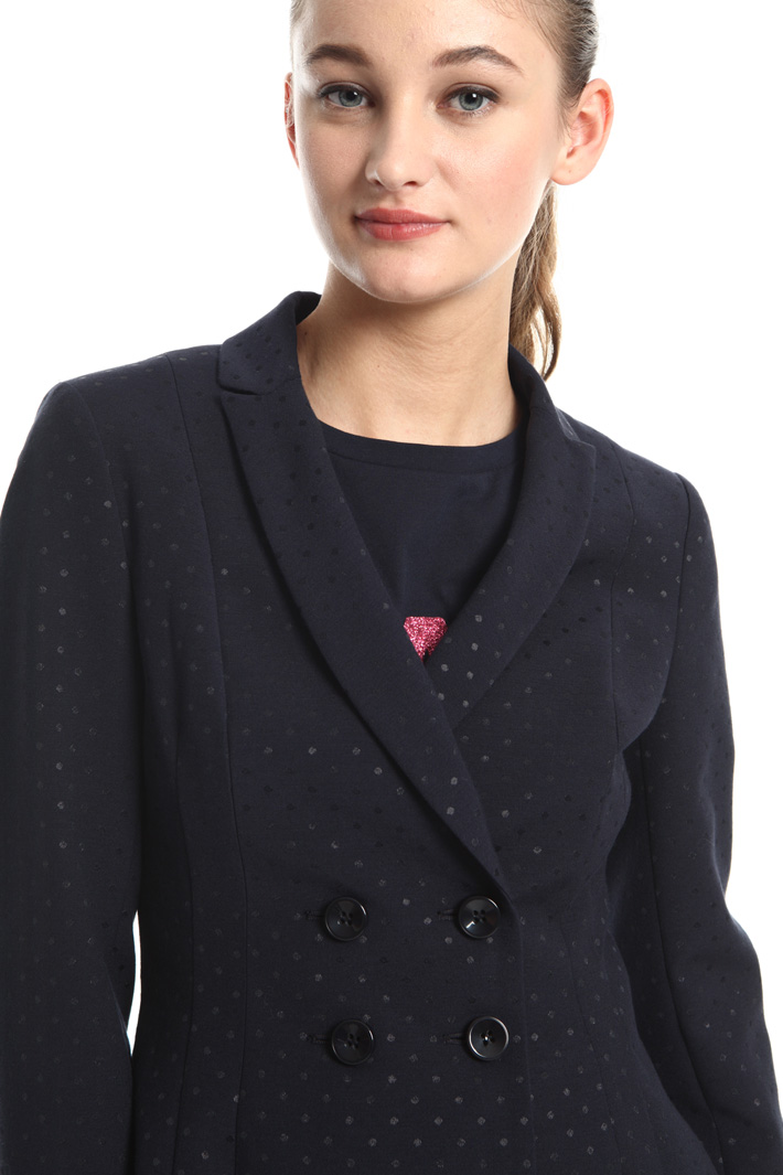 Jacquard cotton blazer Intrend Jacquard cotton blazer Intrend