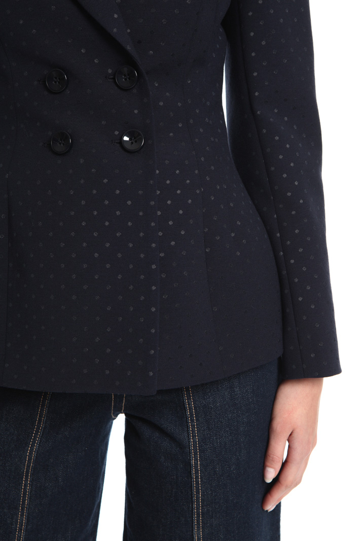 Jacquard cotton blazer Intrend Jacquard cotton blazer Intrend