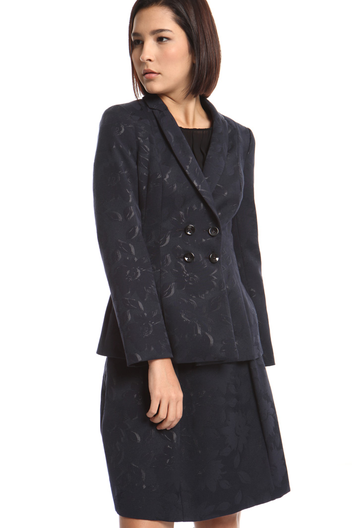 Jacquard cotton blazer Intrend Jacquard cotton blazer Intrend