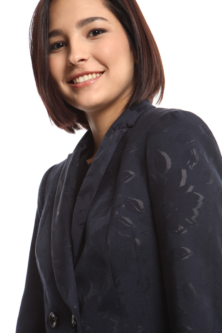 Jacquard cotton blazer Intrend Jacquard cotton blazer Intrend