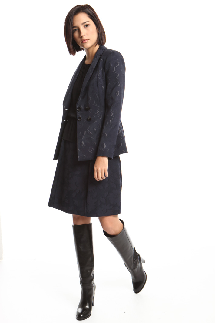 Jacquard cotton blazer Intrend Jacquard cotton blazer Intrend