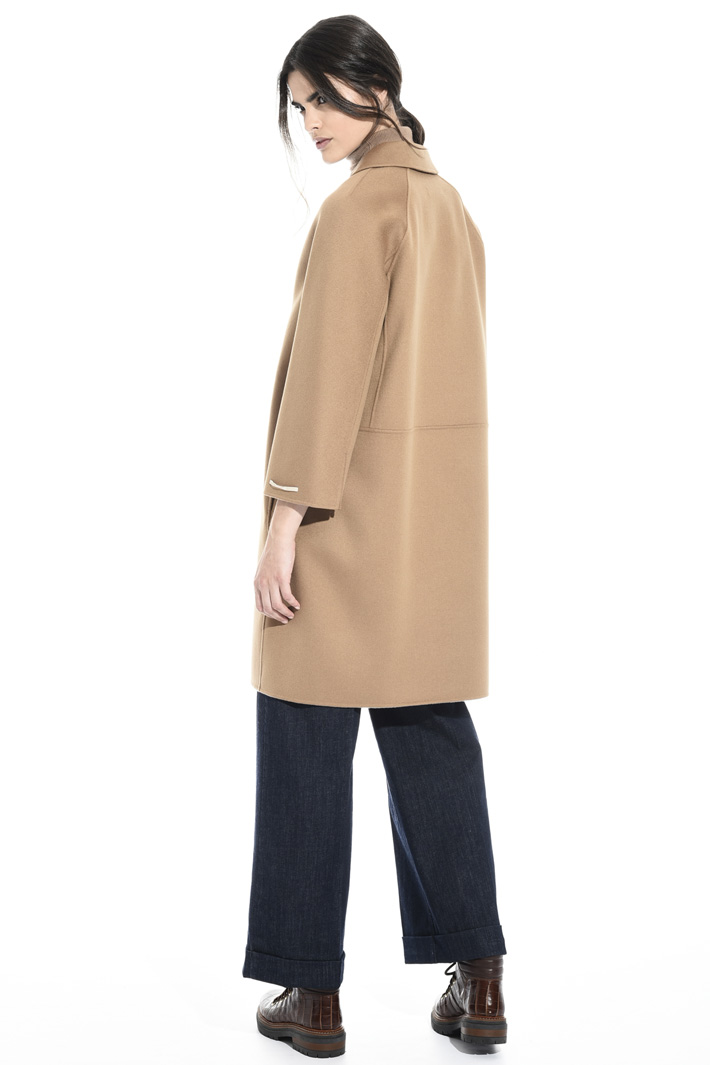 Kimono sleeve pure wool coat Intrend Kimono sleeve pure wool coat Intrend