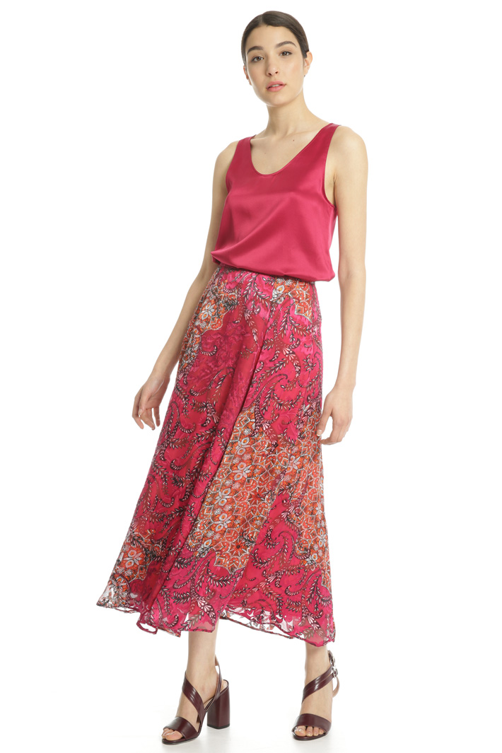 Devoré satin skirt Intrend Devoré satin skirt Intrend