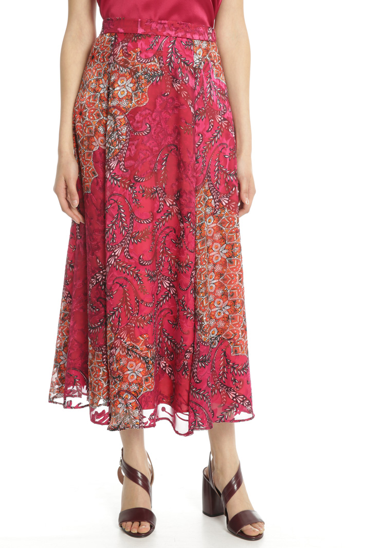 Devoré satin skirt Intrend Devoré satin skirt Intrend