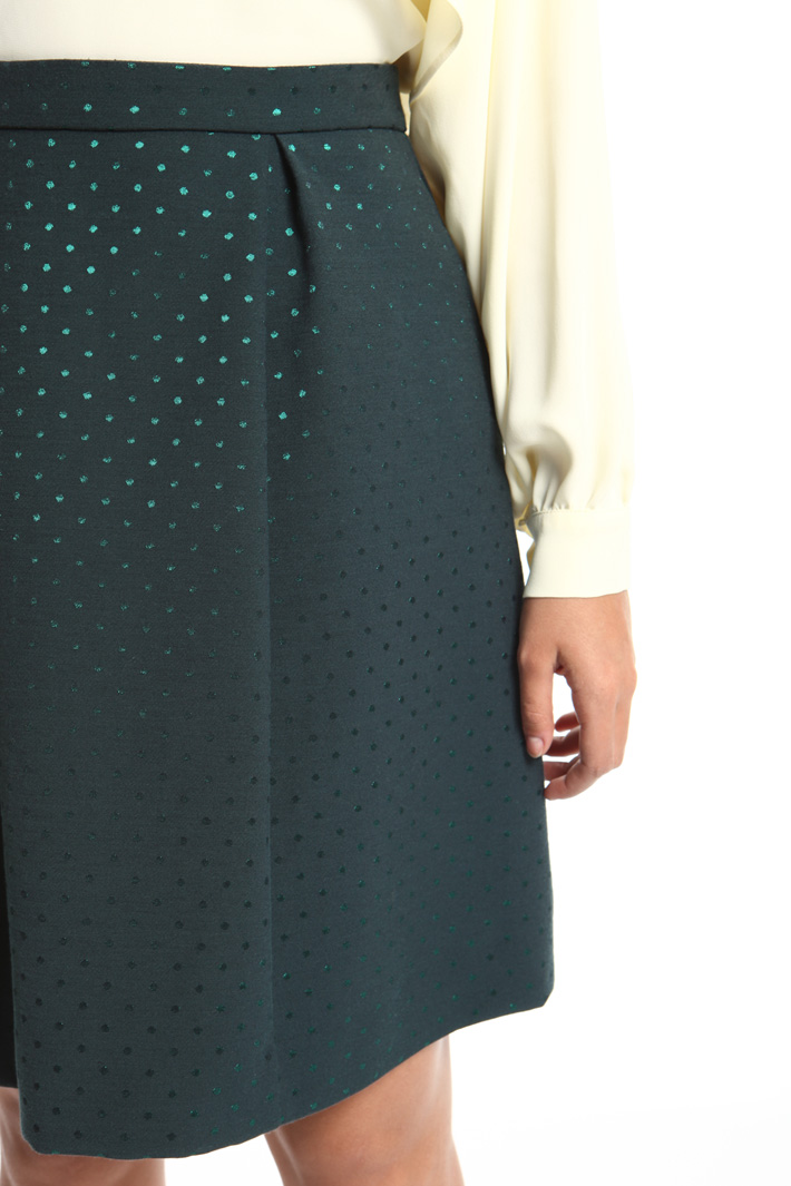 Flared jacquard skirt Intrend Flared jacquard skirt Intrend