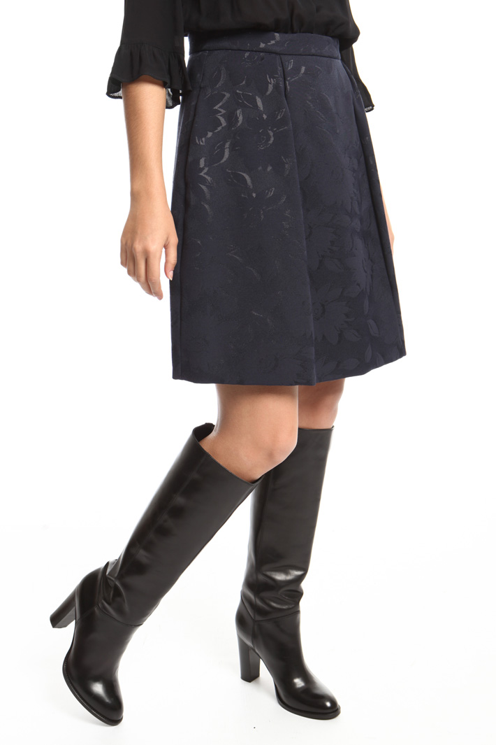 Flared jacquard skirt Intrend Flared jacquard skirt Intrend