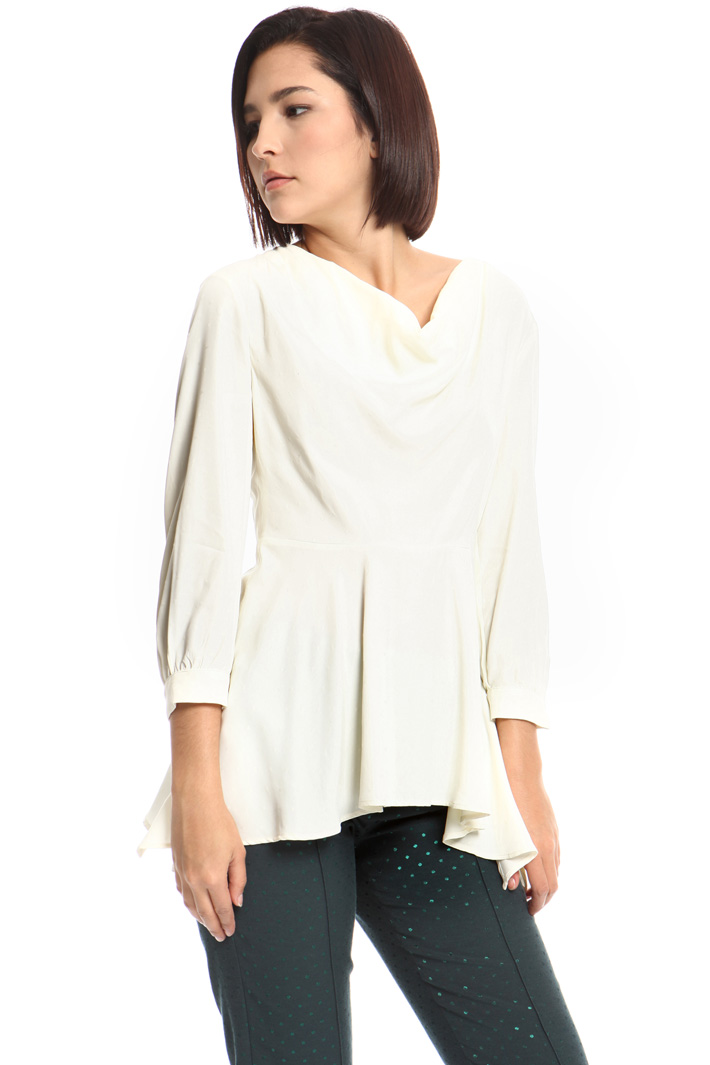 Fluid jacquard blouse Intrend Fluid jacquard blouse Intrend
