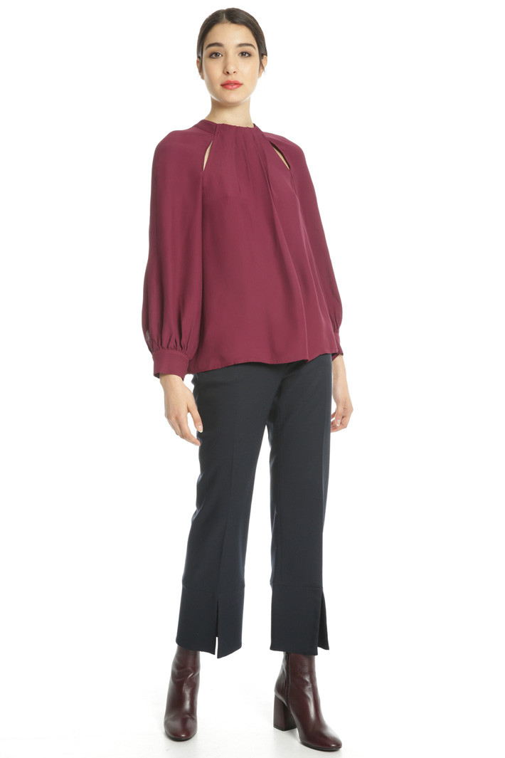 Blouse with cut-outs Intrend Blouse with cut-outs Intrend