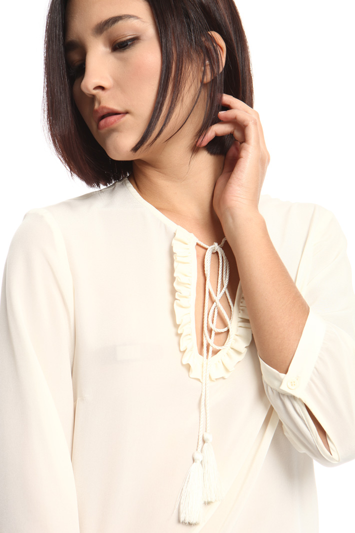 Crepe de chine blouse Intrend Crepe de chine blouse Intrend