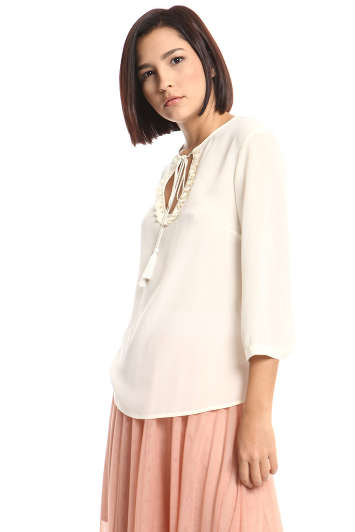 Crepe de chine blouse Intrend Crepe de chine blouse Intrend