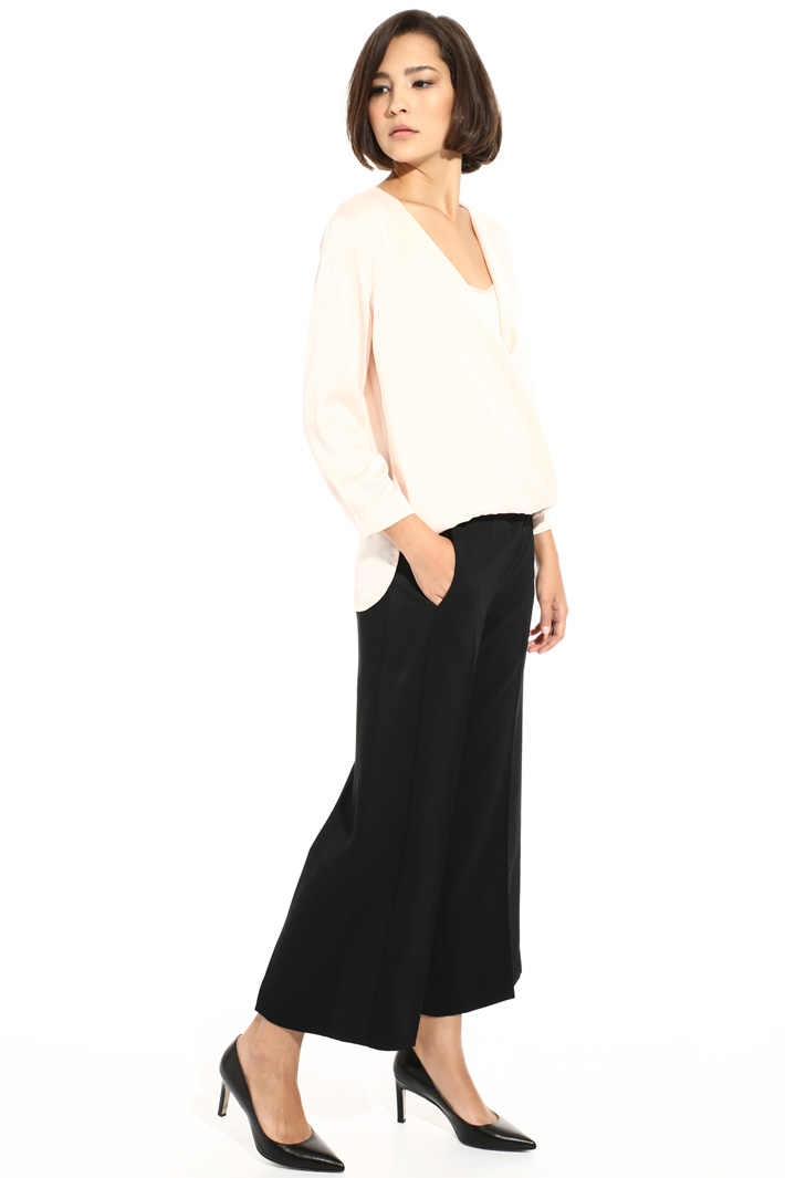 Blouse in hammered satin Intrend Blouse in hammered satin Intrend