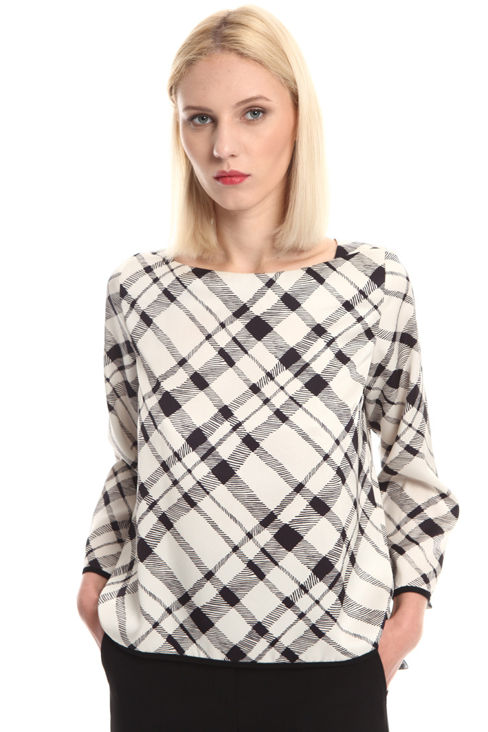 Boxy fit twill blouse Intrend Boxy fit twill blouse Intrend