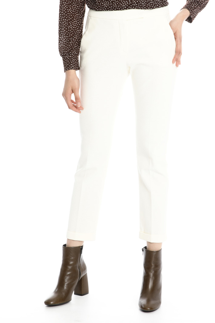 Fitted cotton trousers Intrend Fitted cotton trousers Intrend