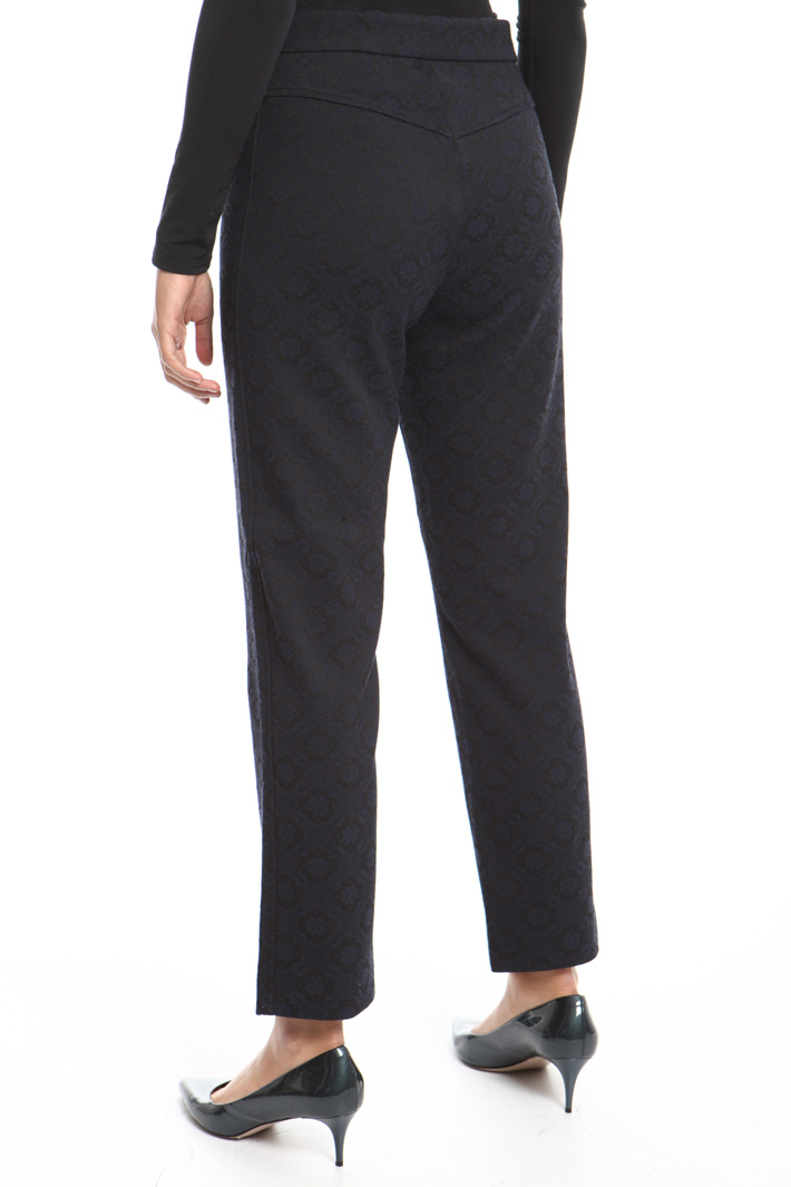 Stretch jacquard trousers Intrend Stretch jacquard trousers Intrend