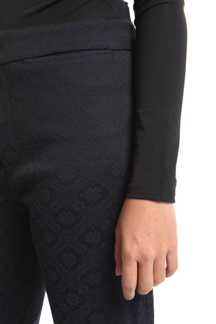 Stretch jacquard trousers Intrend Stretch jacquard trousers Intrend
