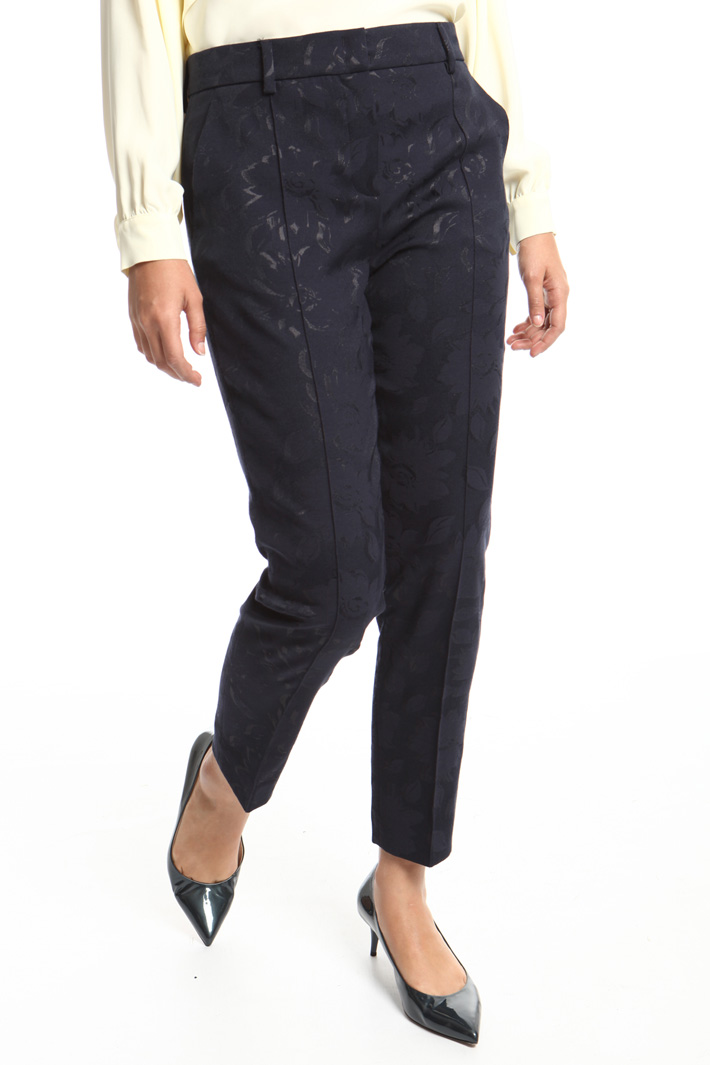 Long jacquard trousers Intrend Long jacquard trousers Intrend