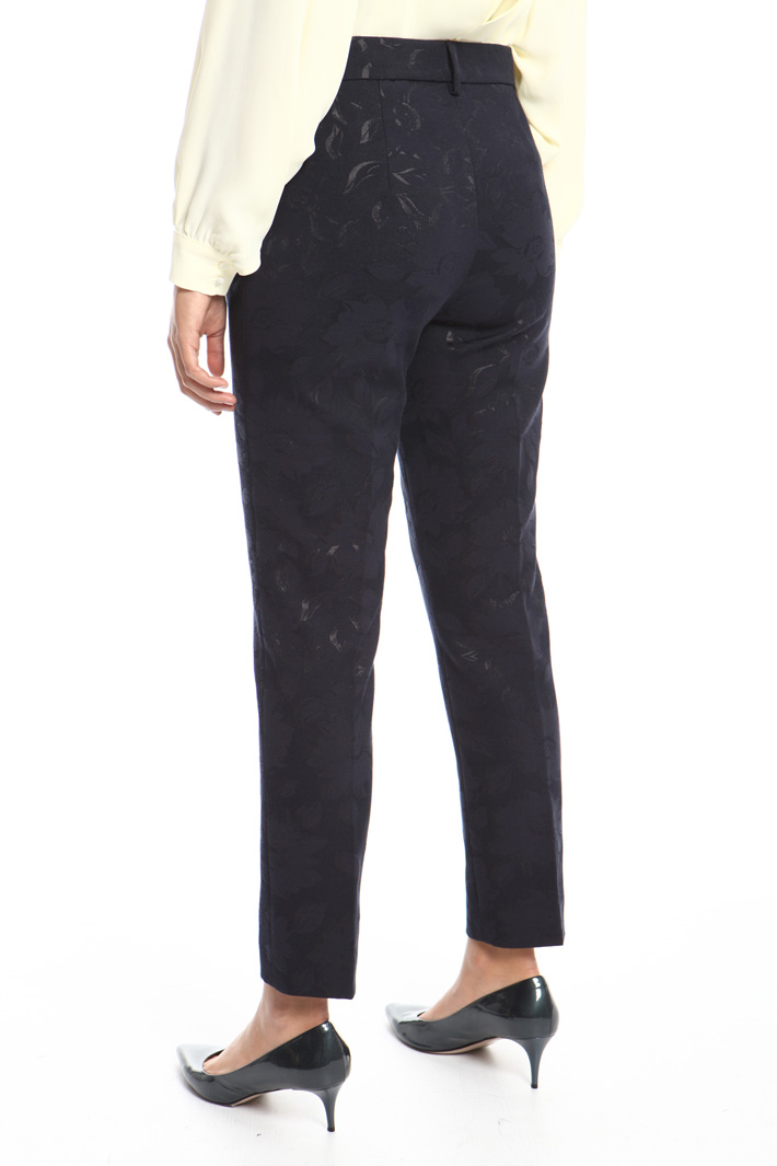 Long jacquard trousers Intrend Long jacquard trousers Intrend