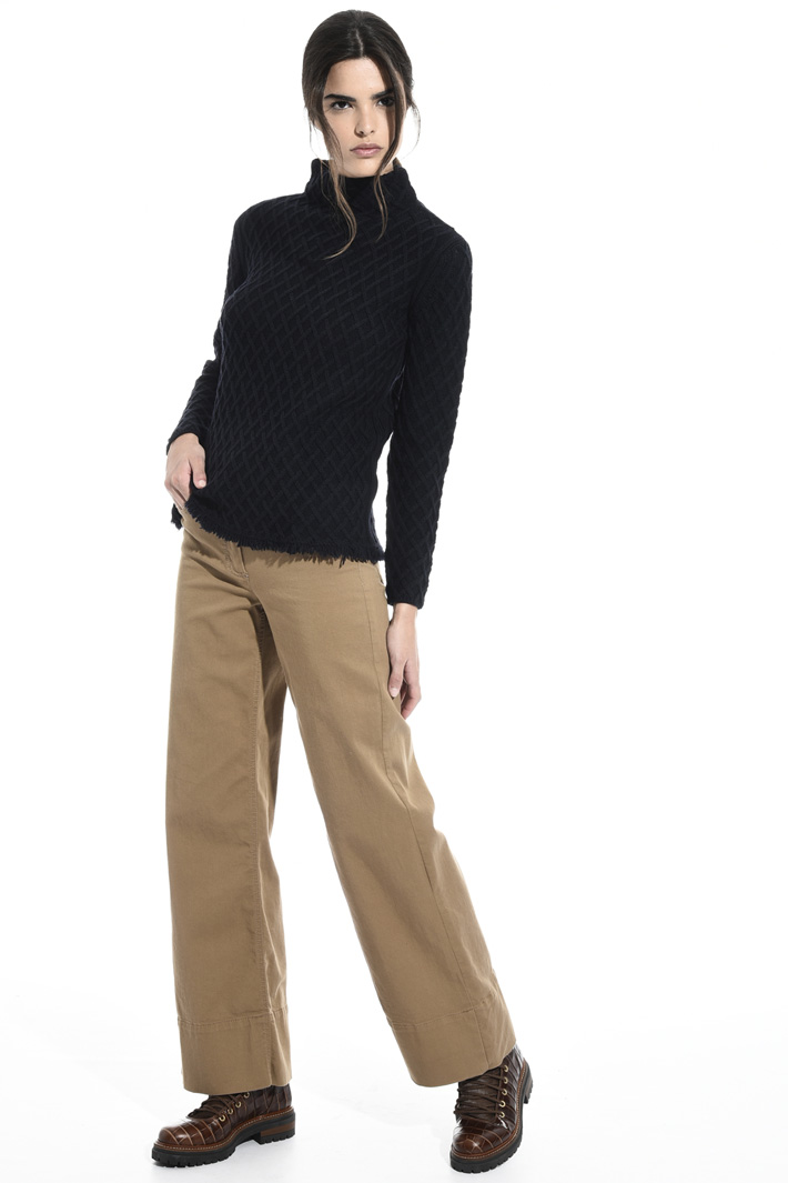 Cotton denim trousers Intrend Cotton denim trousers Intrend