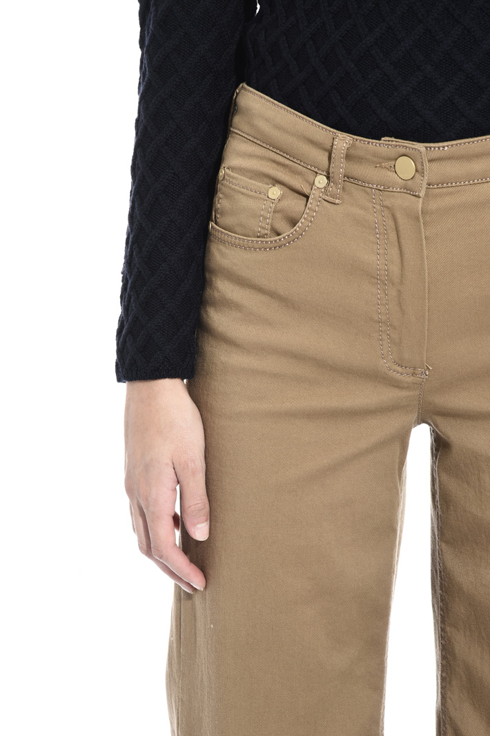 Cotton denim trousers Intrend Cotton denim trousers Intrend