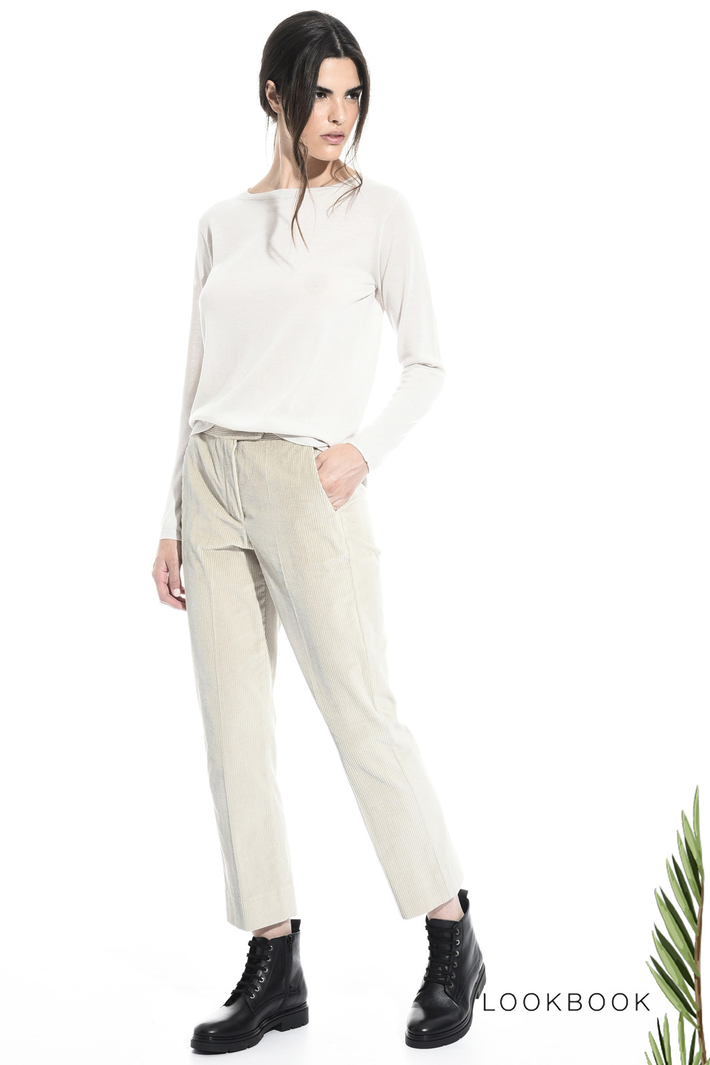 Regular fit velvet trousers Intrend Regular fit velvet trousers Intrend