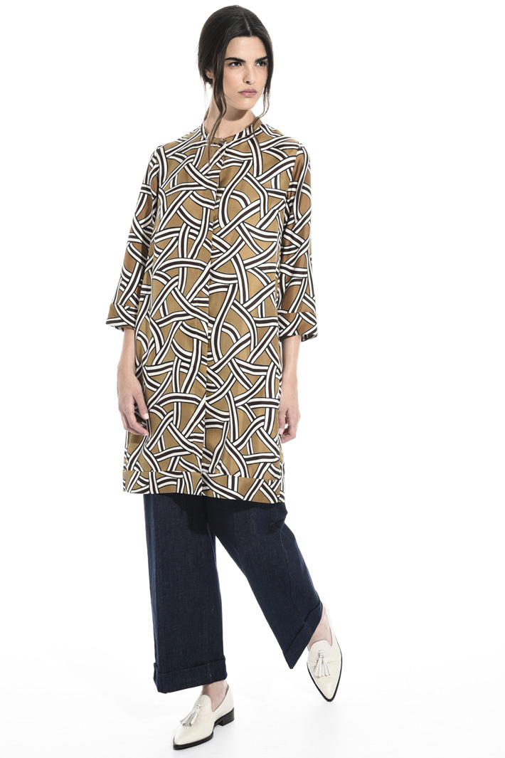 Silk chemisier tunic Intrend Silk chemisier tunic Intrend