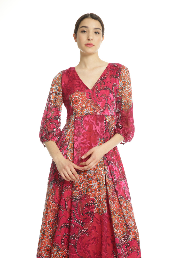 Satin devoré dress Intrend Satin devoré dress Intrend