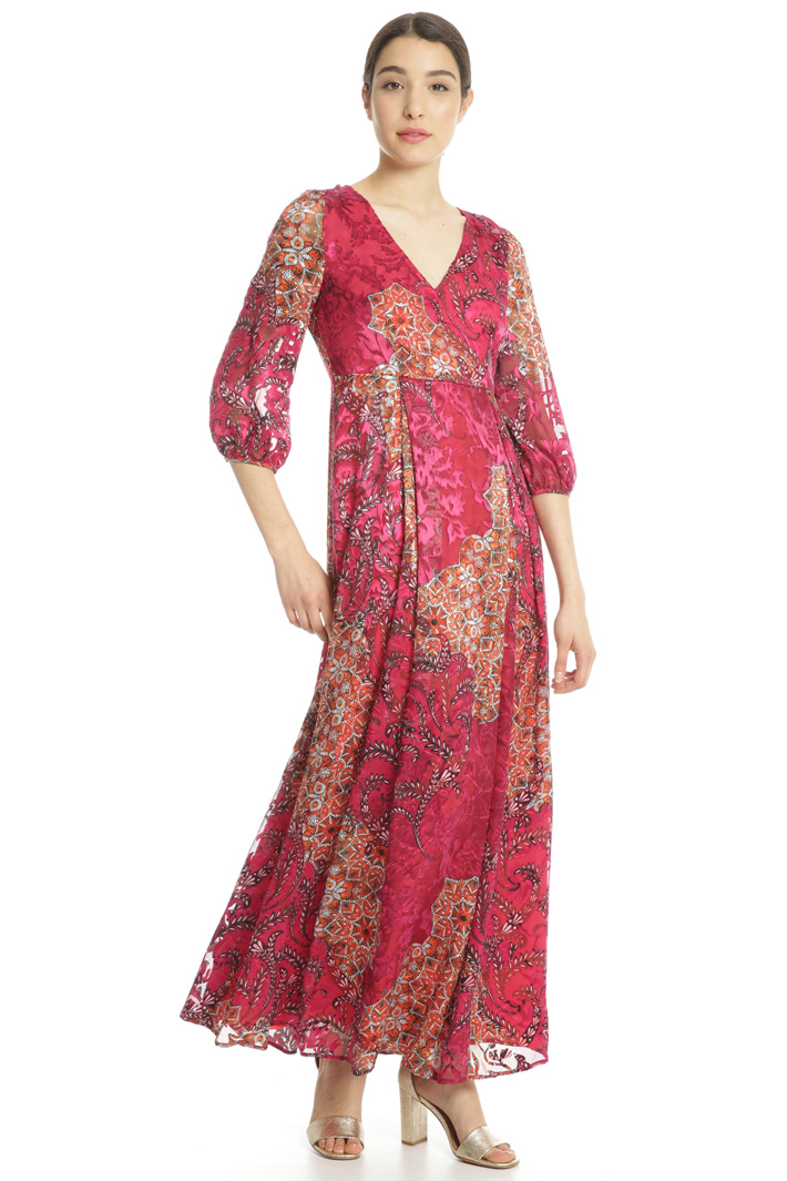 Satin devoré dress Intrend Satin devoré dress Intrend