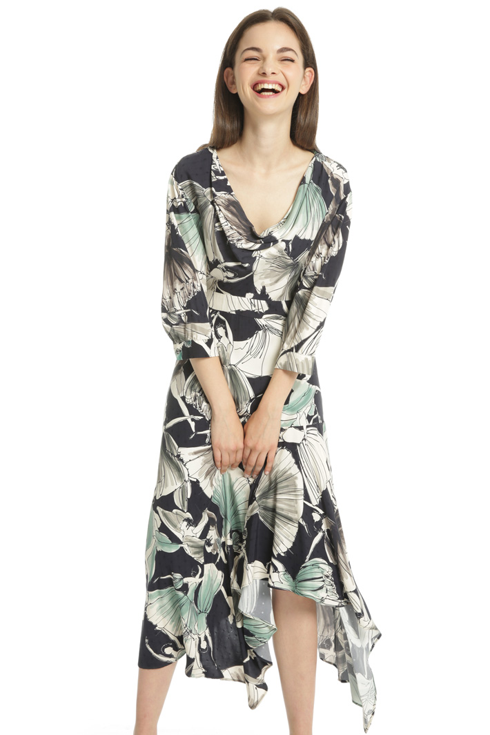 Fluid jacquard dress Intrend Fluid jacquard dress Intrend